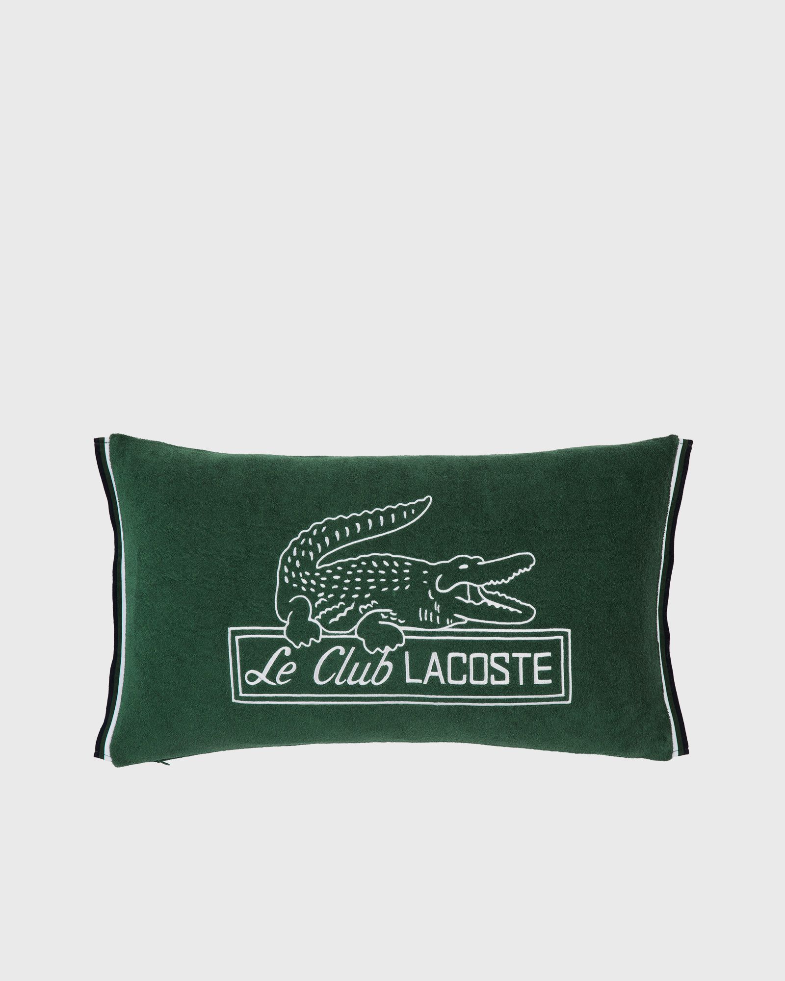 Lacoste LLECLUB CUSHION COVER 33CMx57CM, green