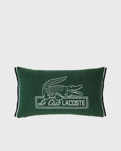 Lacoste LLECLUB CUSHION COVER 33CMx57CM, green