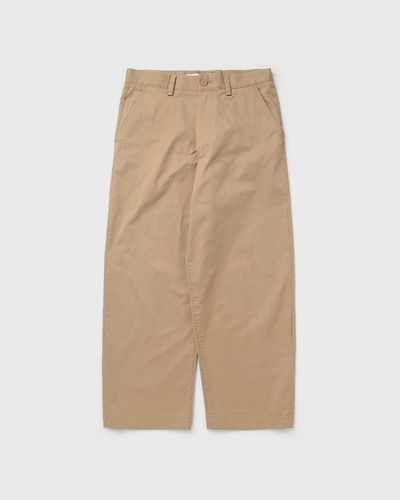 Lacoste Loose Fit Stretch Cotton Chino Pants, beige