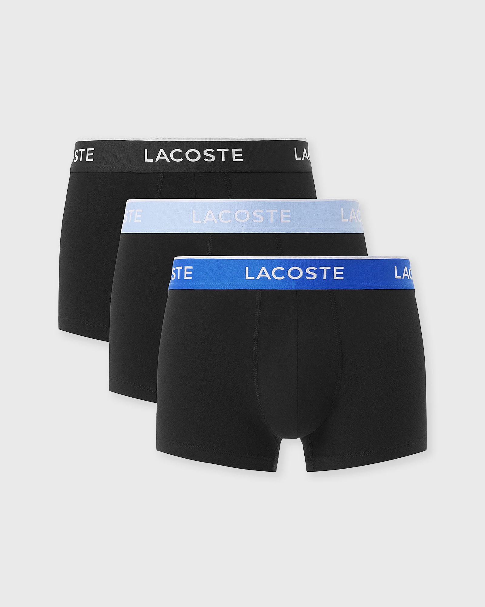 Lacoste PACK DE 3 BOXERS COURTS, black
