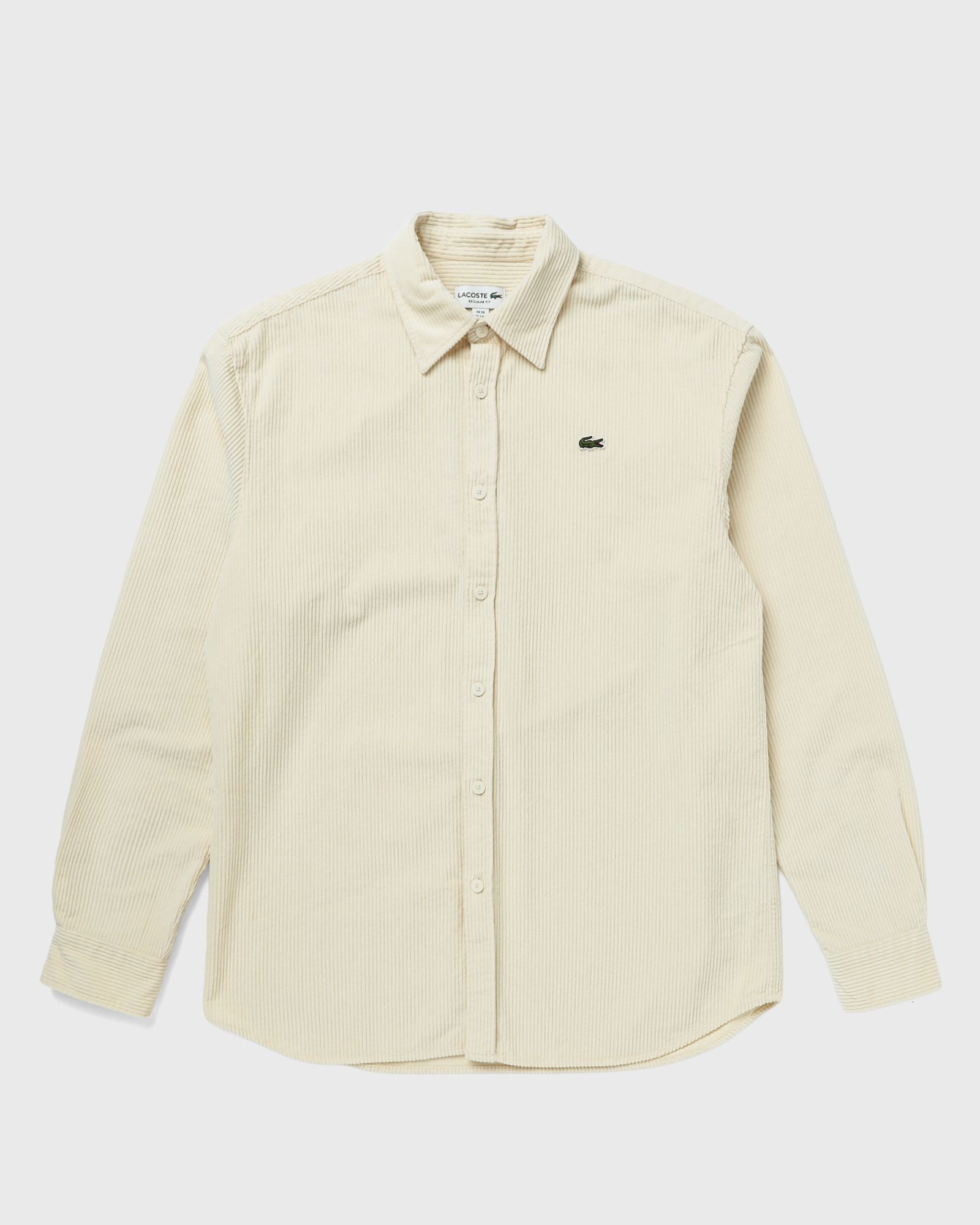Lacoste Regular Fit Corduroy Shirt, beige