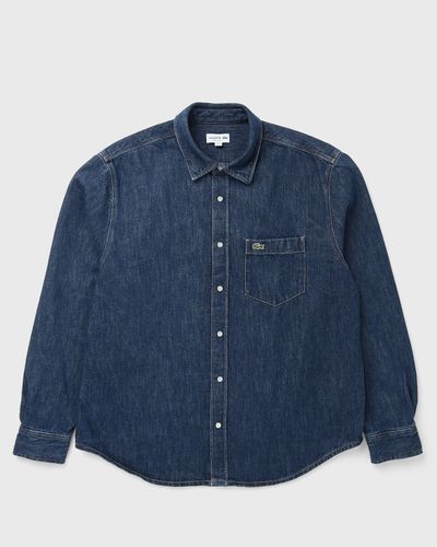 Lacoste Regular Fit Denim Shirt, blue