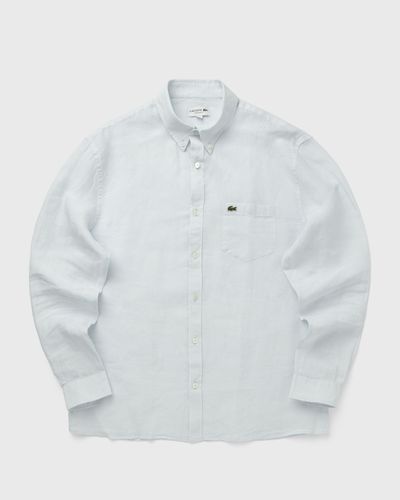 Lacoste Regular Fit Linen Shirt, blue