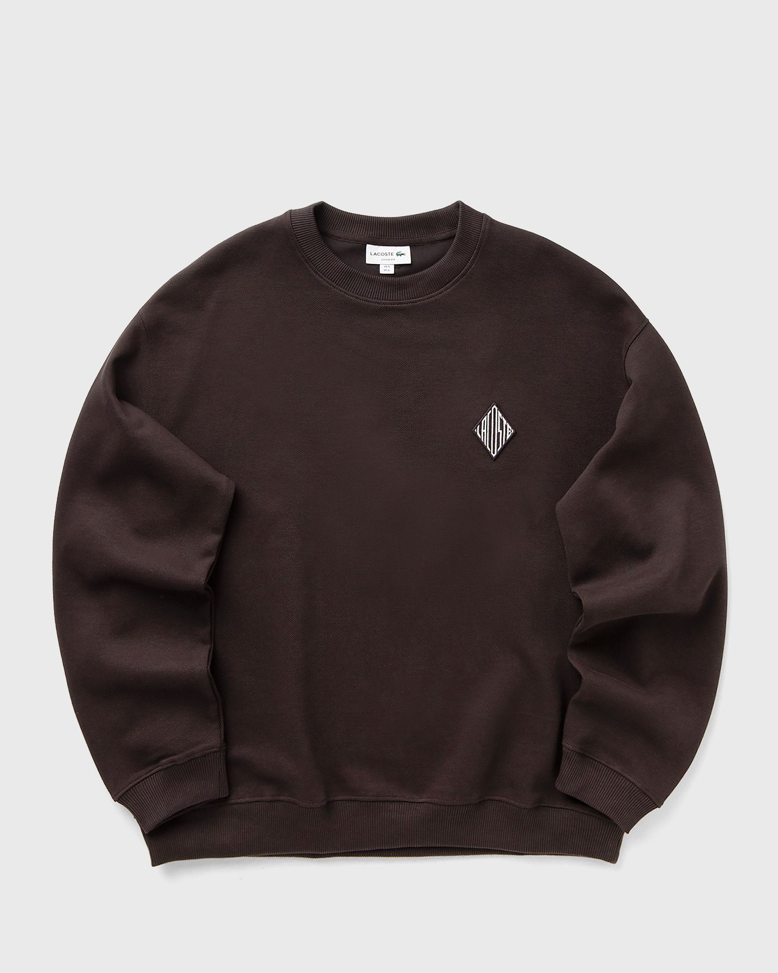 Lacoste Double Face PiquÒ Badge Sweatshirt, brown