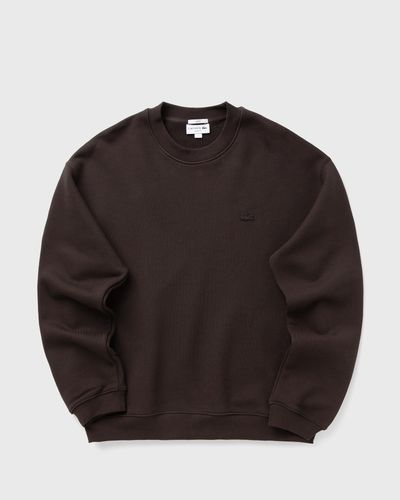 Lacoste Loose Fit Heavy Fleece Sweatshirt, brown