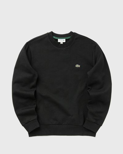 Lacoste Fleece Crew Neck Sweatshirt, black