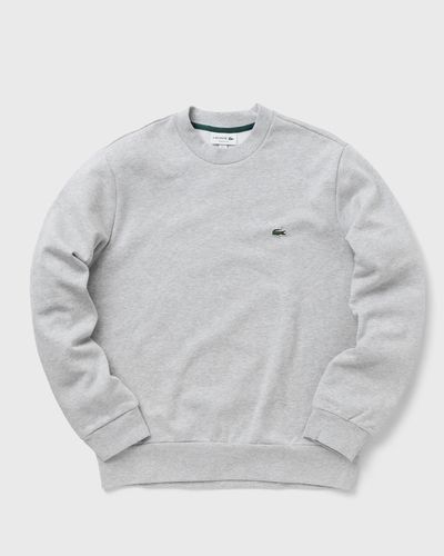 Lacoste Fleece Crew Neck Sweatshirt, grey