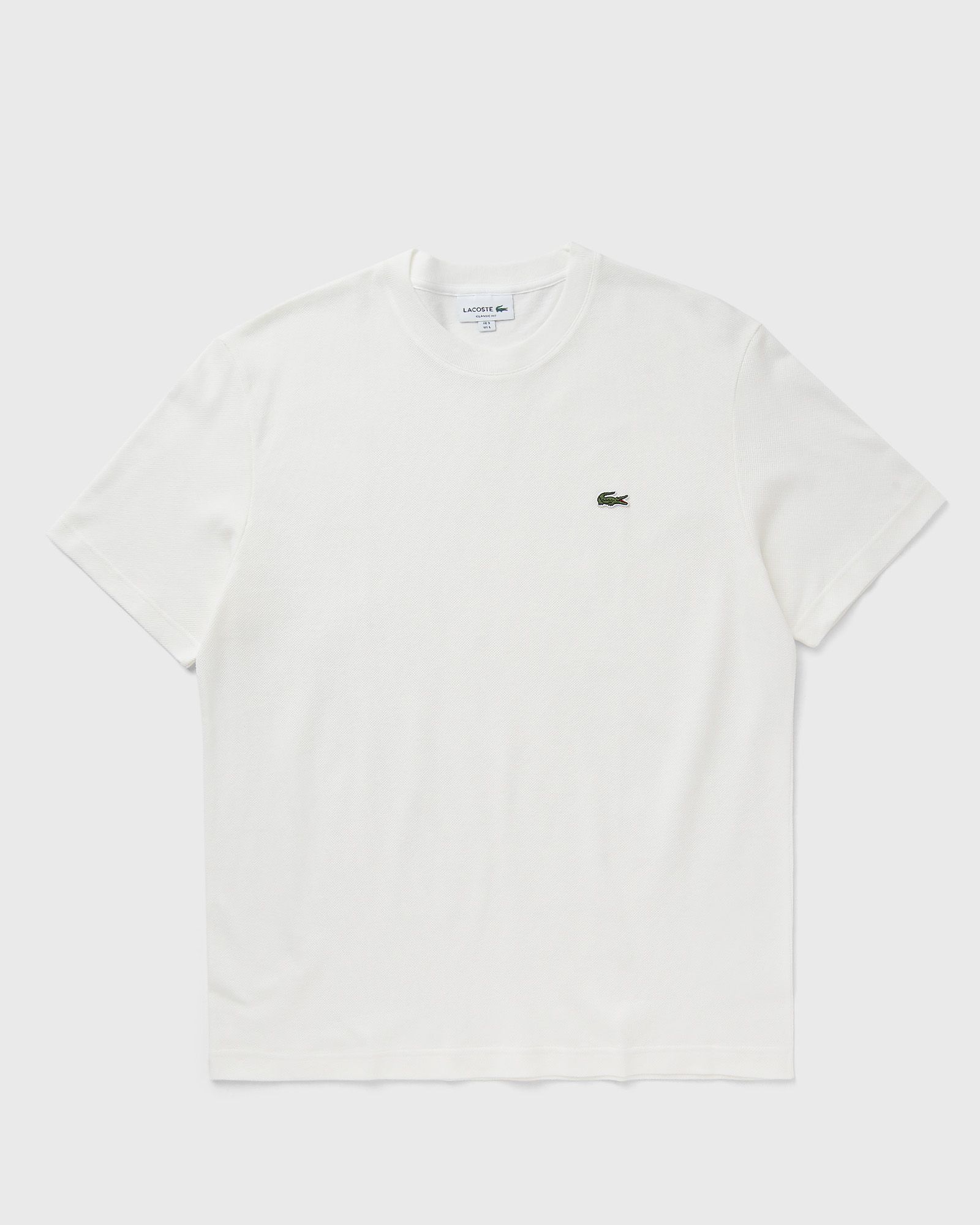 Lacoste Heavy Cotton and Linen PiquÒ Tee, white