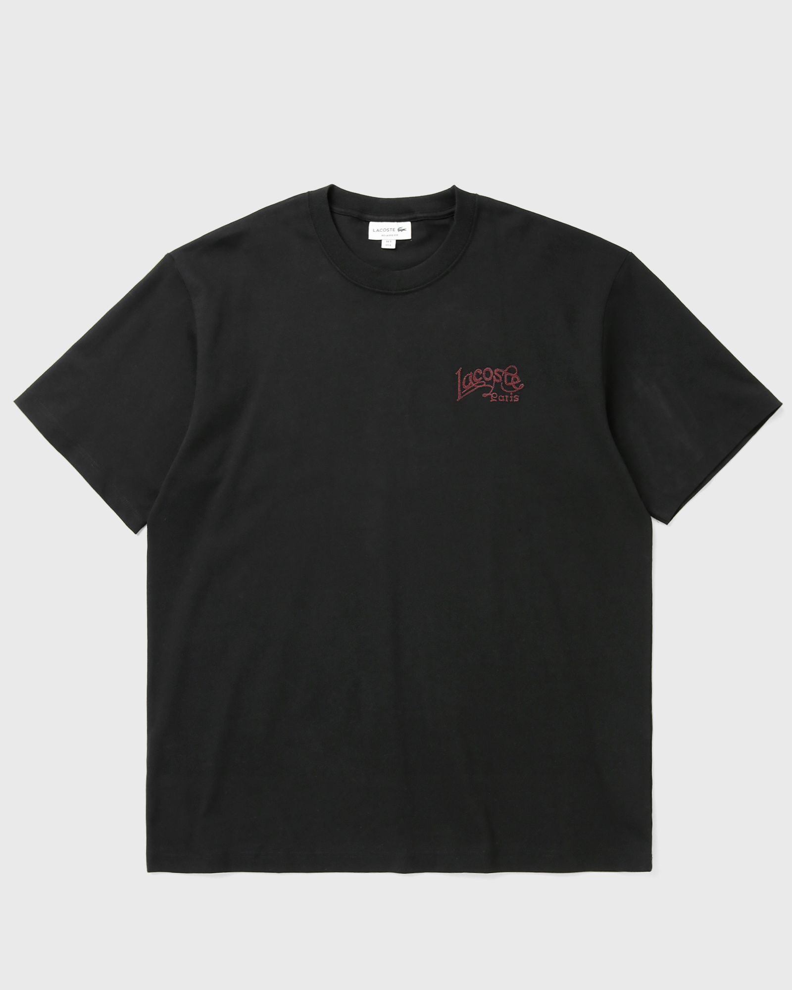 Lacoste TEE-SHIRT&TURTLE NECK SHT, black