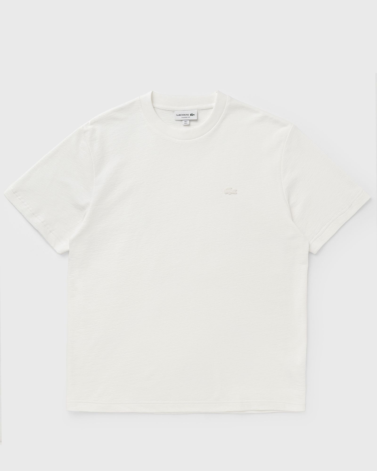 Lacoste Textured Jersey Tee, white
