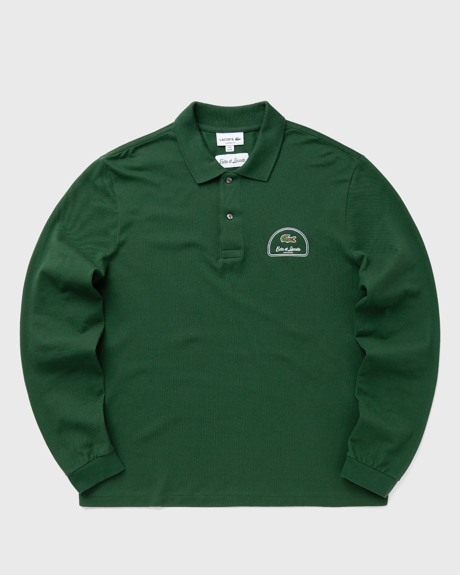 Lacoste X BSTN POLO SHIRT LONG SLEEVE '10th Anniversary‘, green