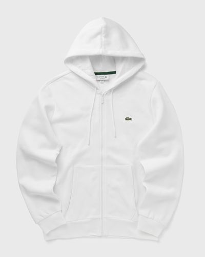 Lacoste ZIP HOODIE, white