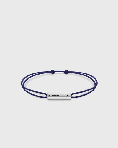 Le gramme 5G CABLE NAVY CORD BRACELET, silver