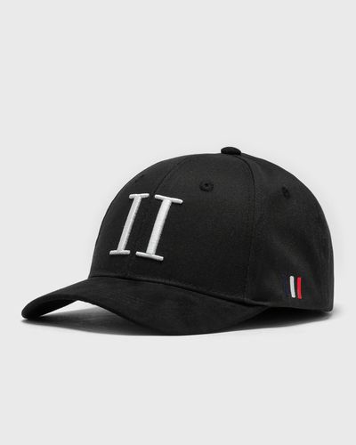 Les Deux Baseball Cap Suede II, black