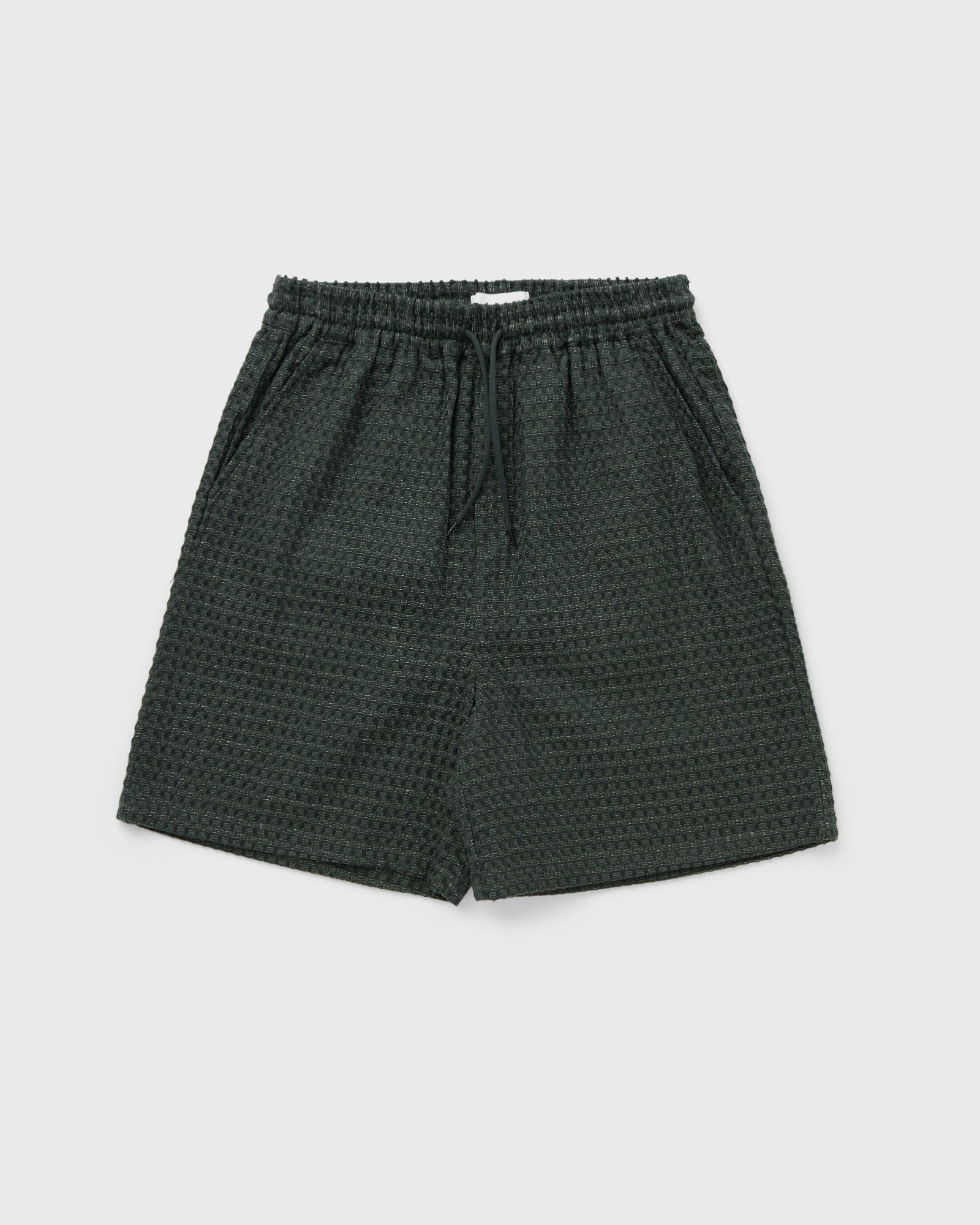 Les Deux Check Seersucker Shorts, green