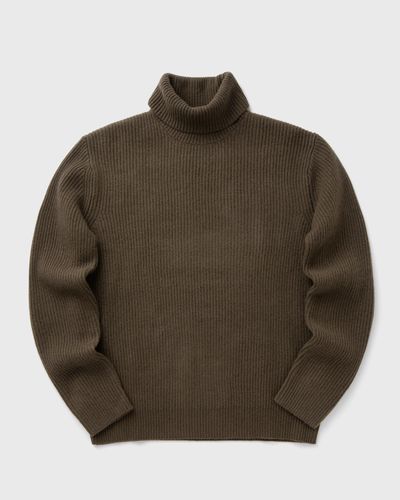 Les Deux Eddie Wool Rib Rollneck Knit, beige