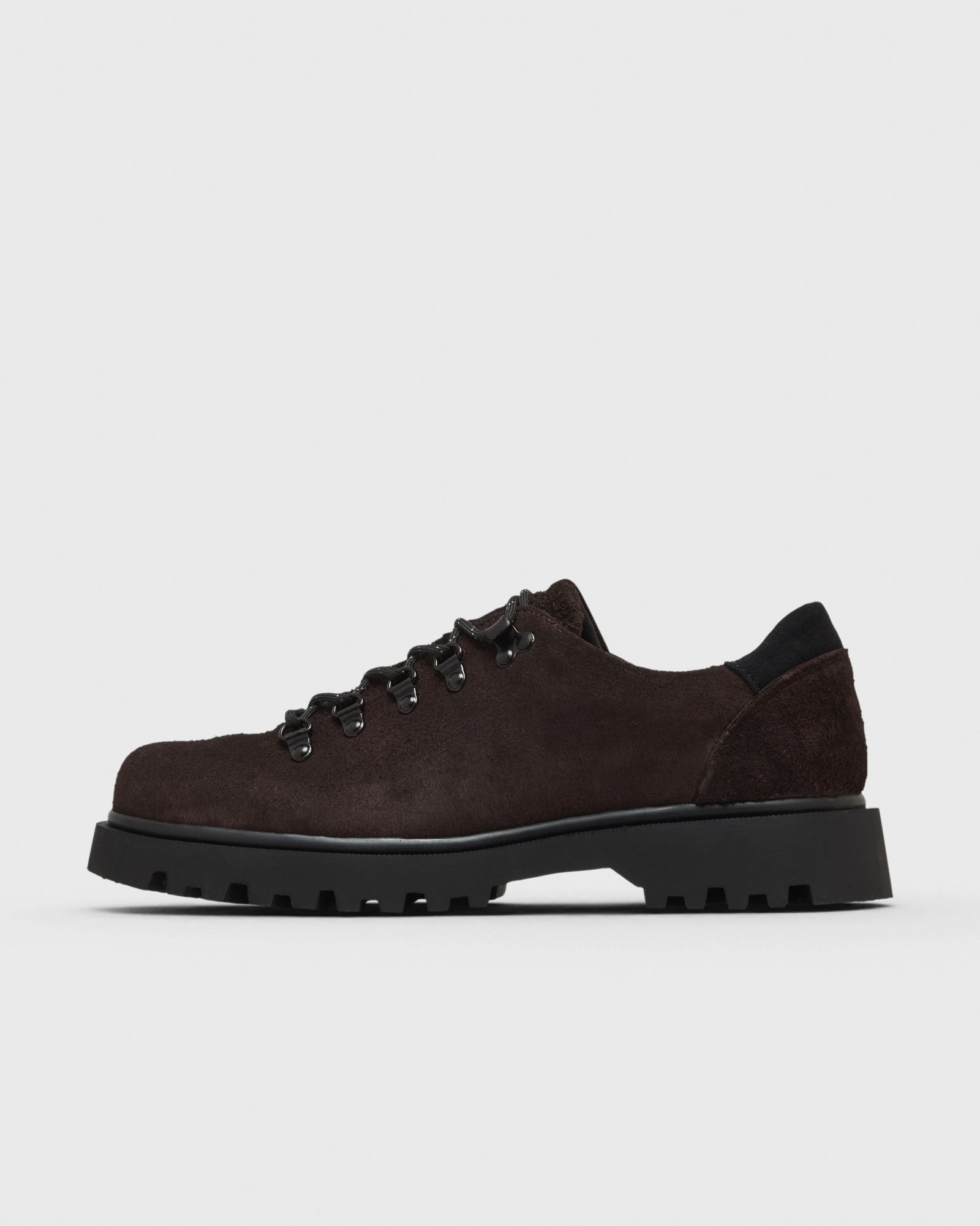 Hairy Suede Low Hiking Boot