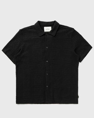 Les Deux Hector Pointelle SS Shirt, black