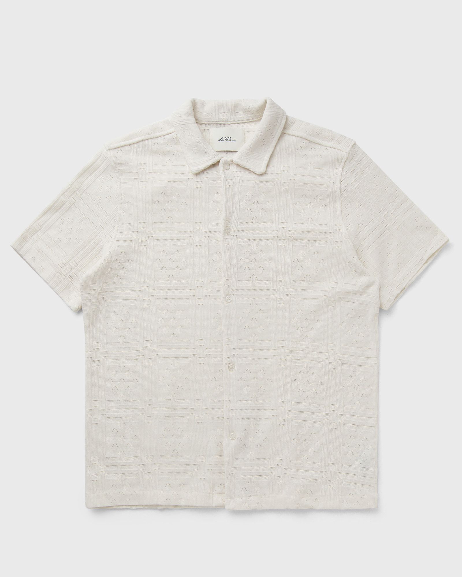 Les Deux Hector Pointelle SS Shirt, white