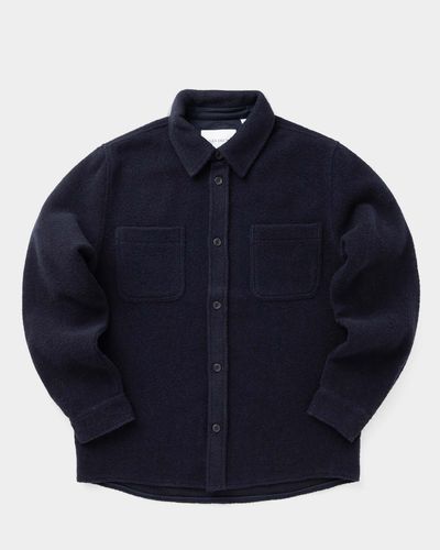 Les Deux Lennon Bouclé Overshirt, blue