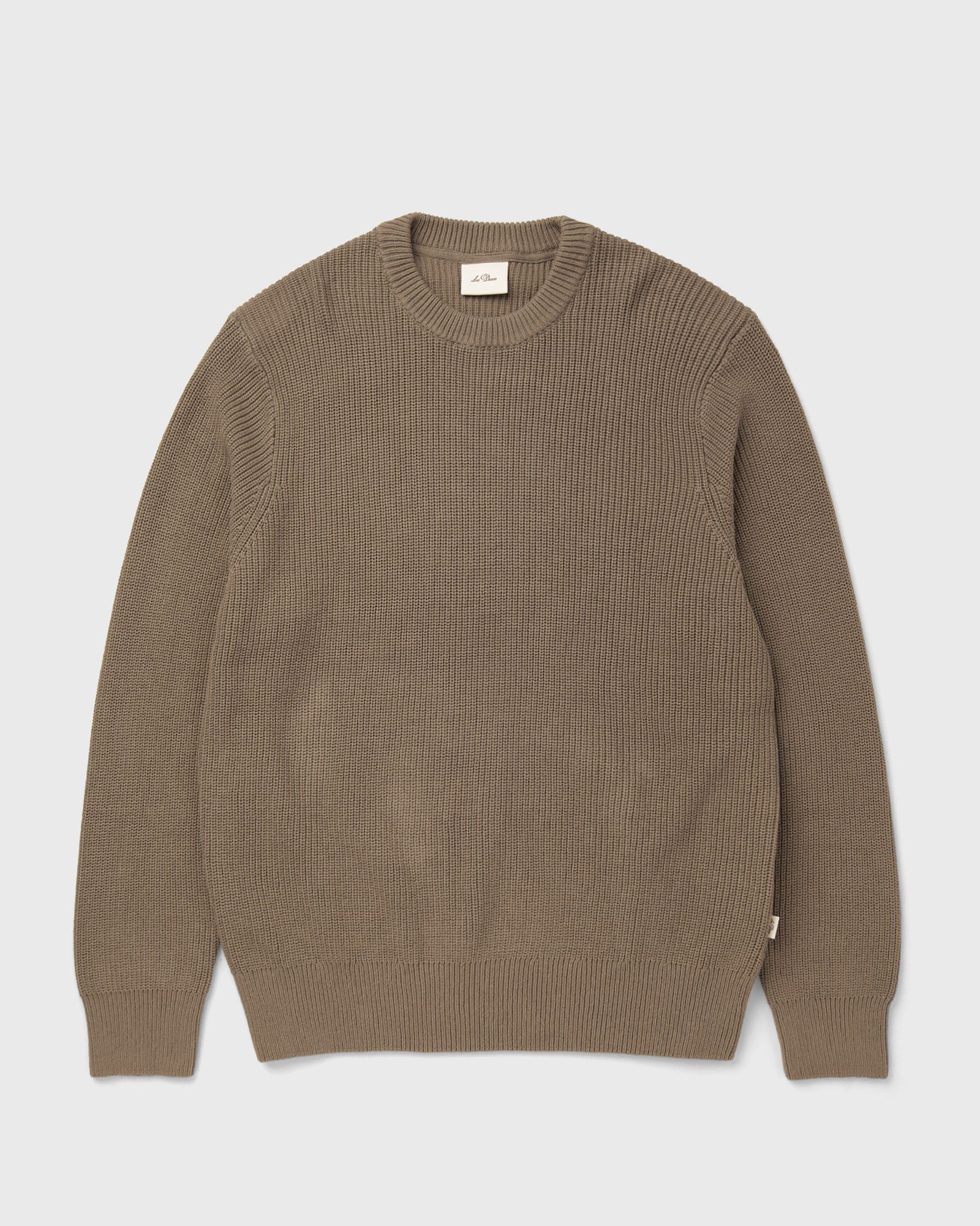 Les Deux Rib Crewneck Knit, beige