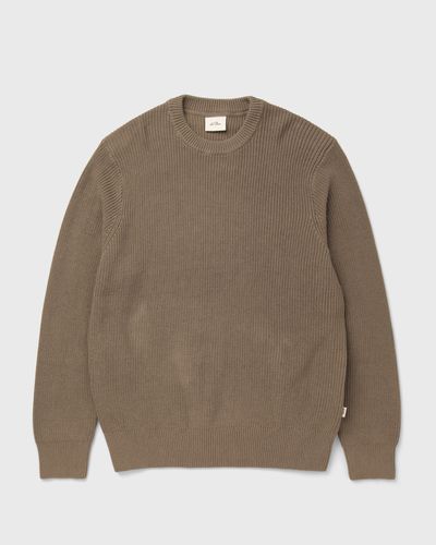 Les Deux Rib Crewneck Knit, beige