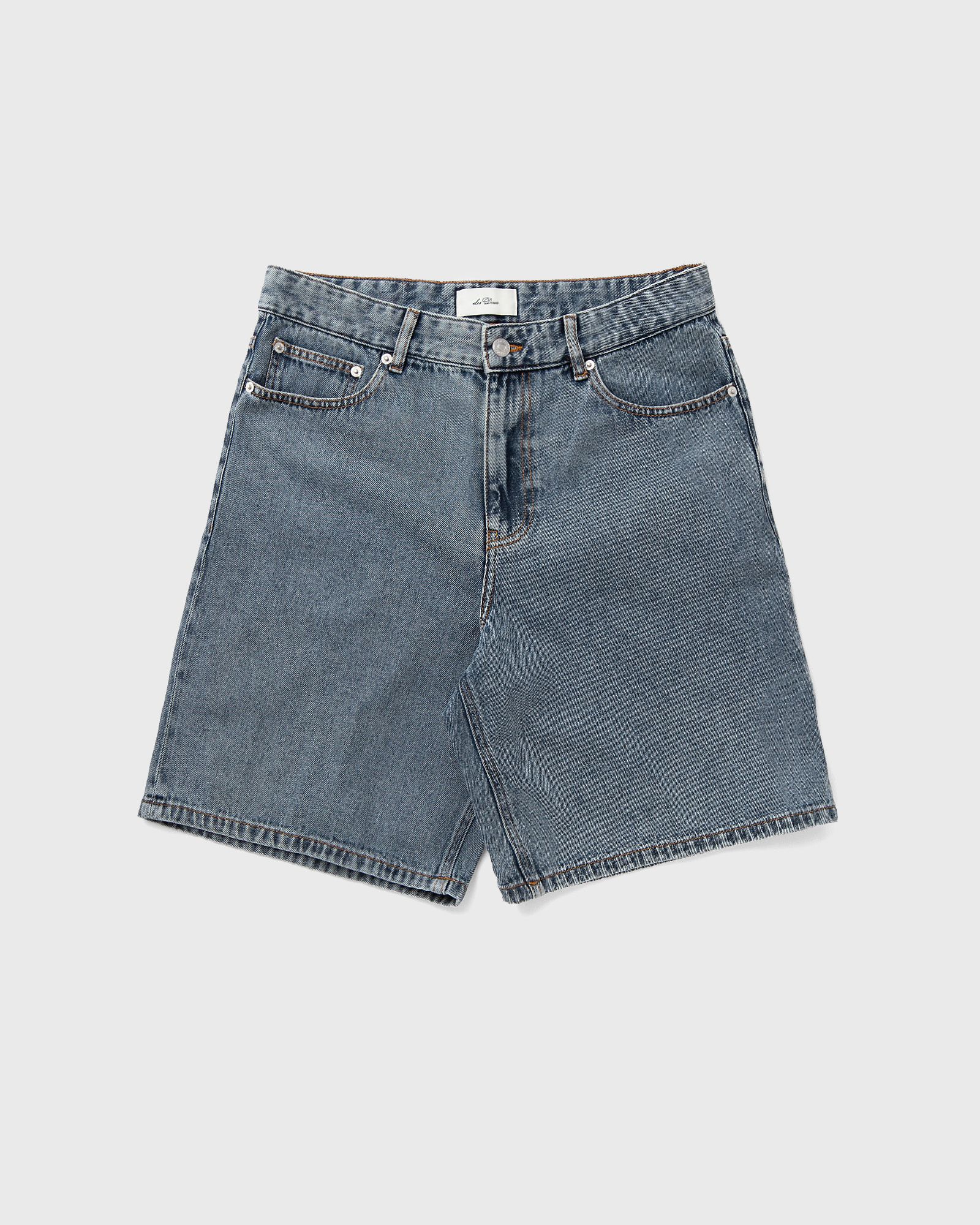 Les Deux Ryder Ice Blue Denim Shorts, blue
