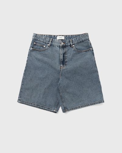 Les Deux Ryder Ice Blue Denim Shorts, blue