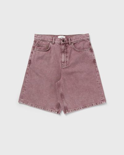 Les Deux Ryder Light Pink Denim Shorts, pink
