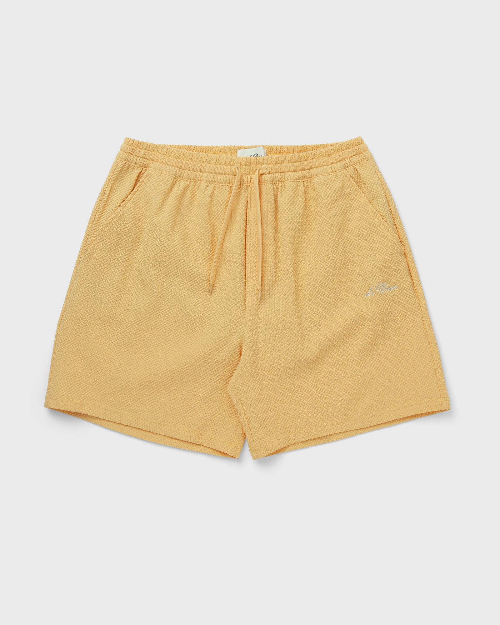 Les Deux Seersucker Swim Shorts, orange