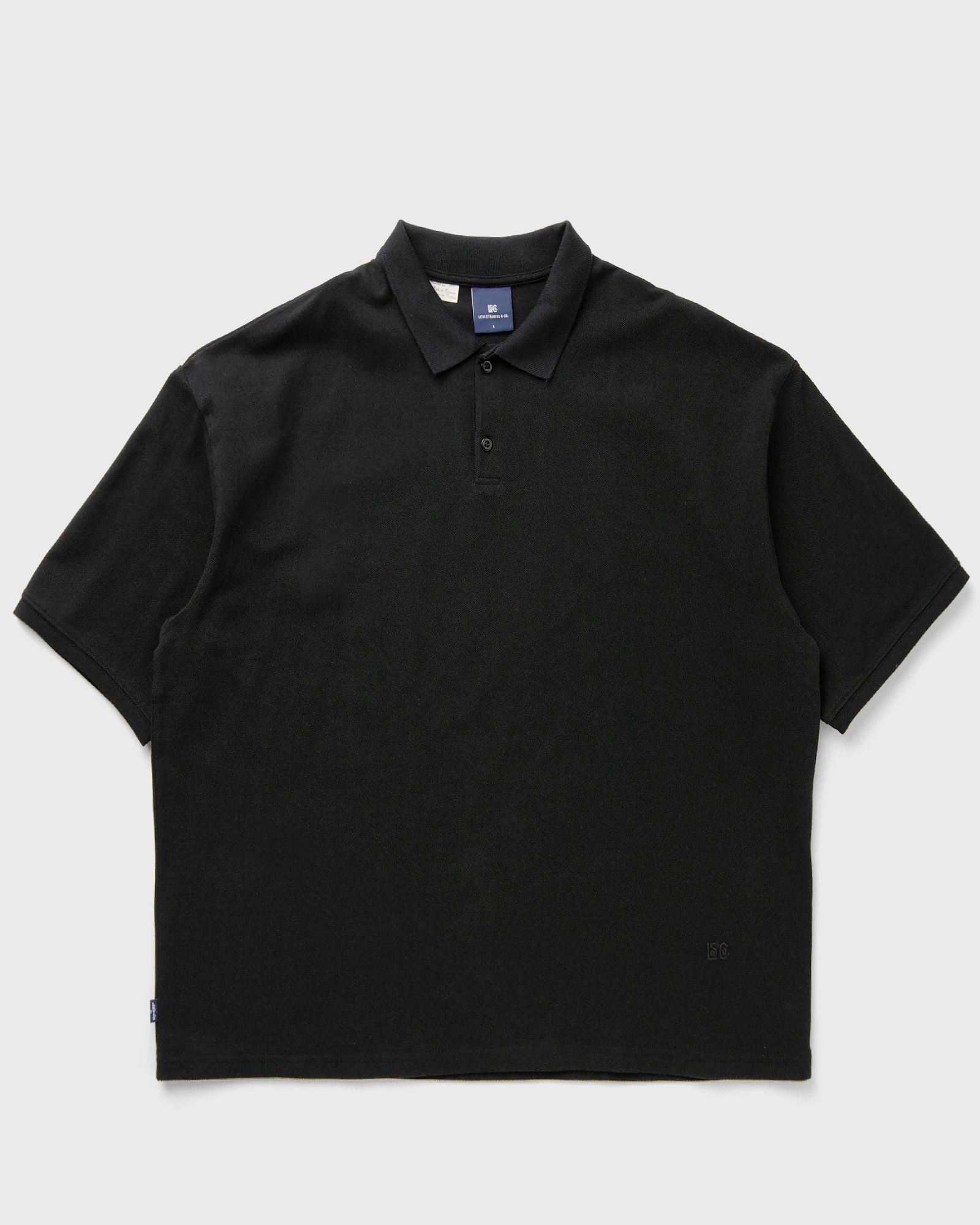 Levis BLUE TAB CROPPED POLO, black