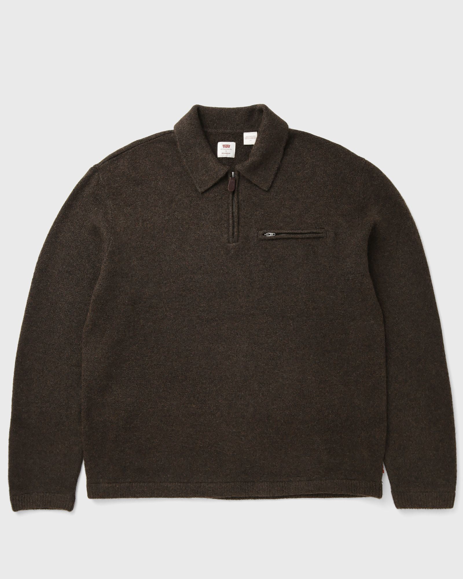 Levis BOULDER QUARTER ZIP, brown