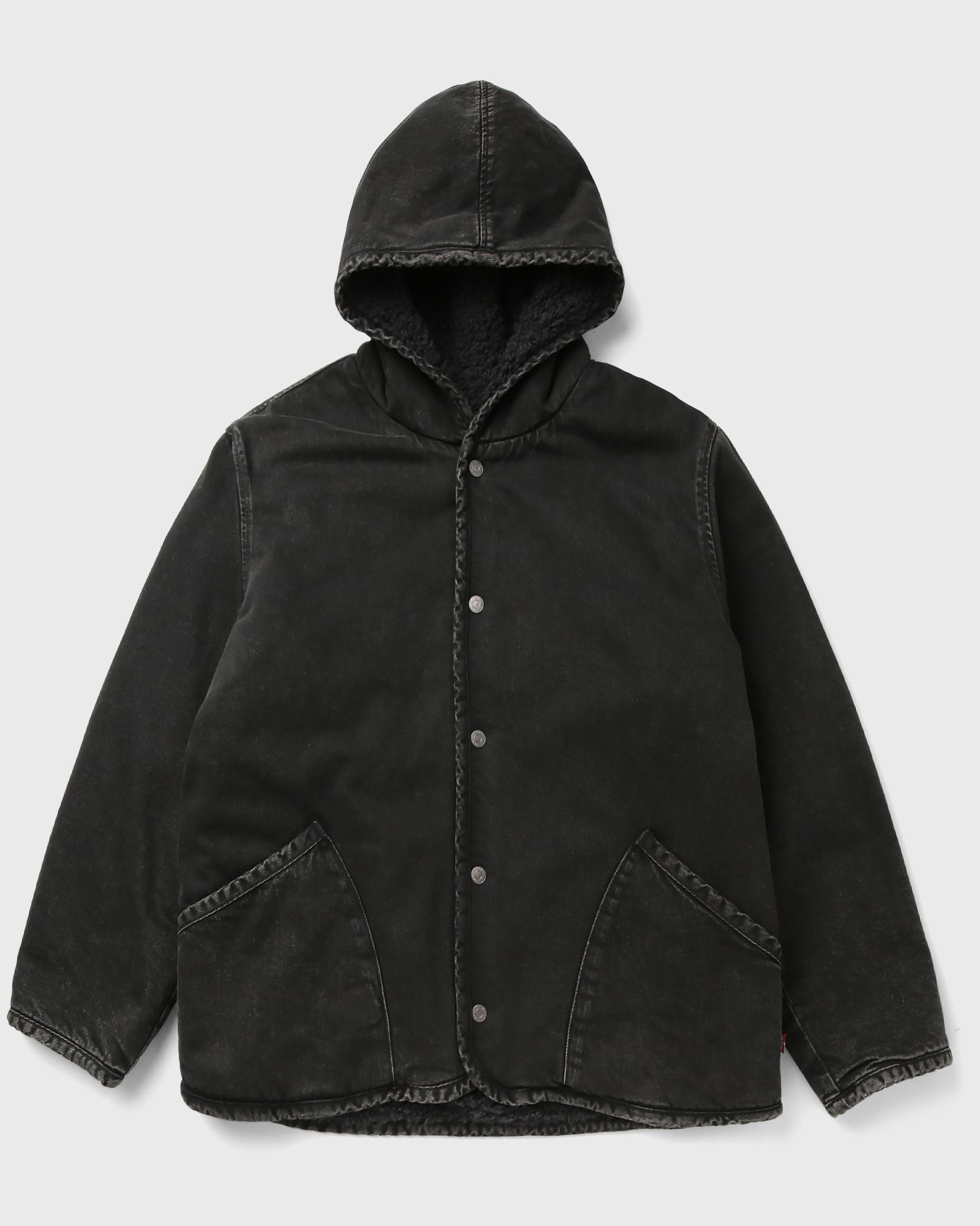 Levis DECK HOODIE SHERPA JACKET, grey