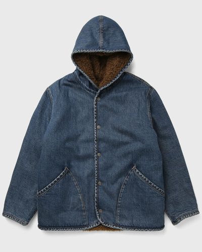 Levis DECK HOODIE SHERPA JACKET, blue