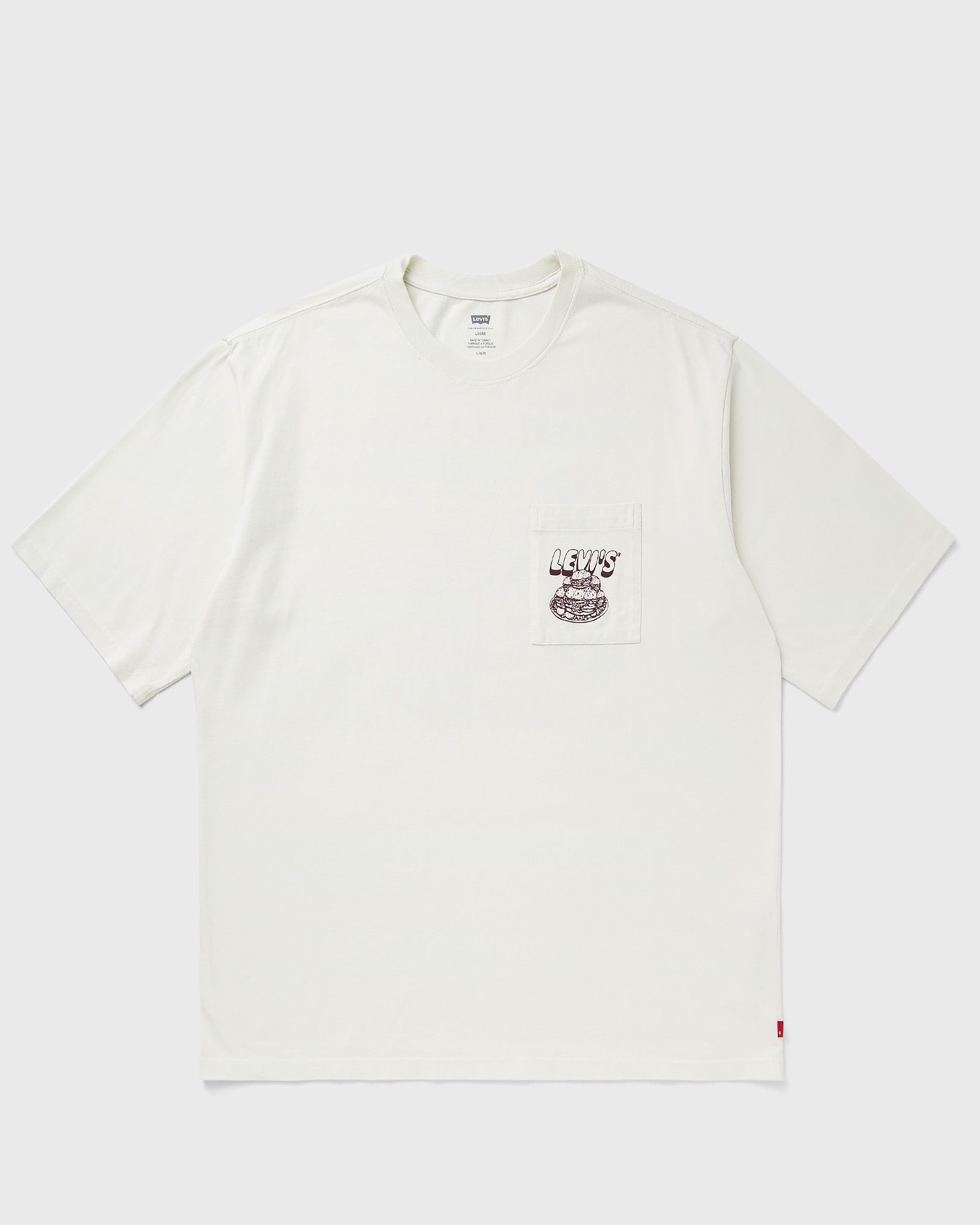 Levis HALF SLEEVE GR POCKET TEE, white