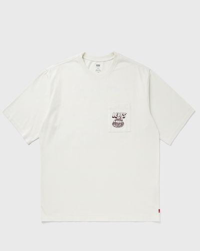 Levis HALF SLEEVE GR POCKET TEE, white