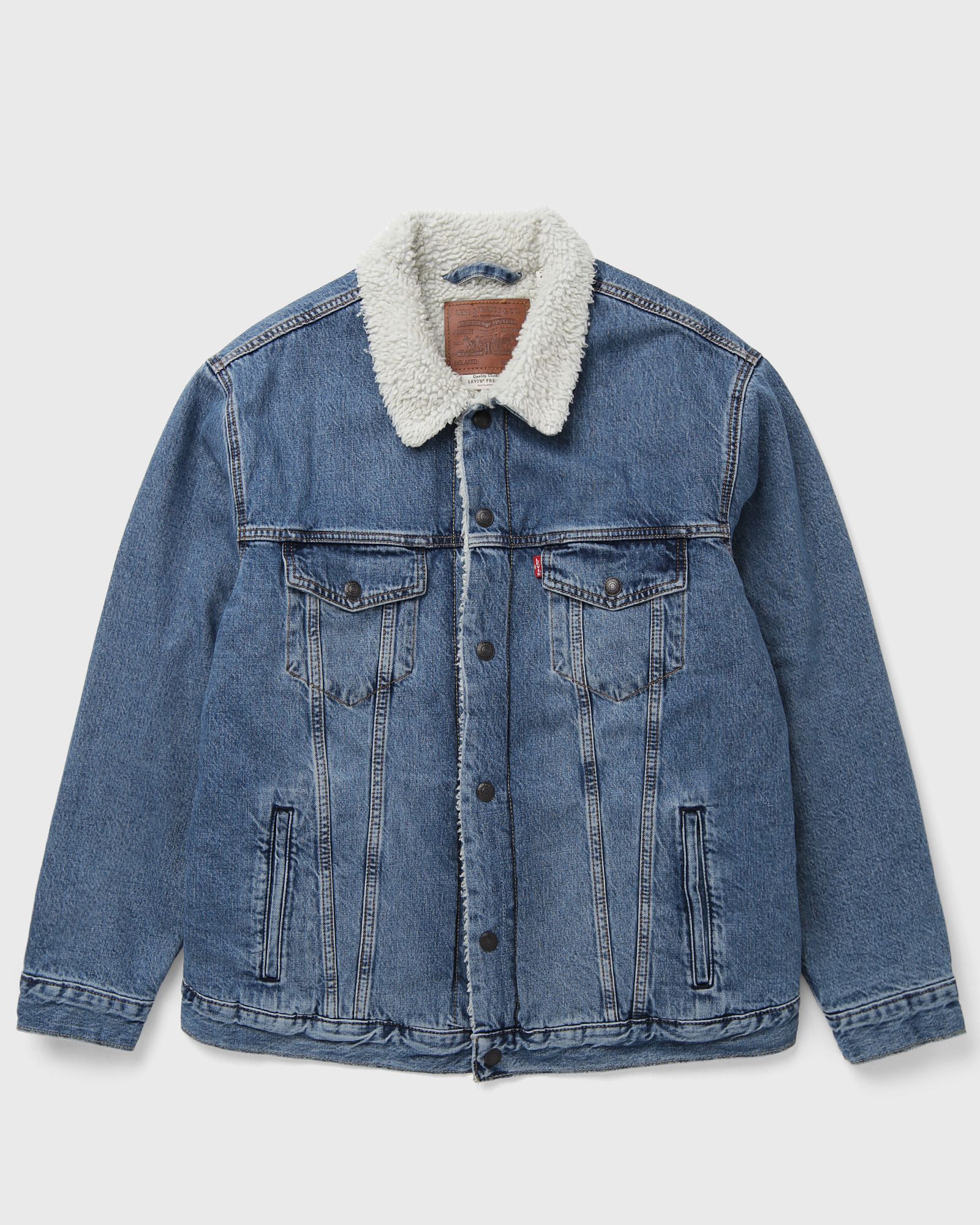 Levis RELAXED FIT SHERPA TRUCKER, blue