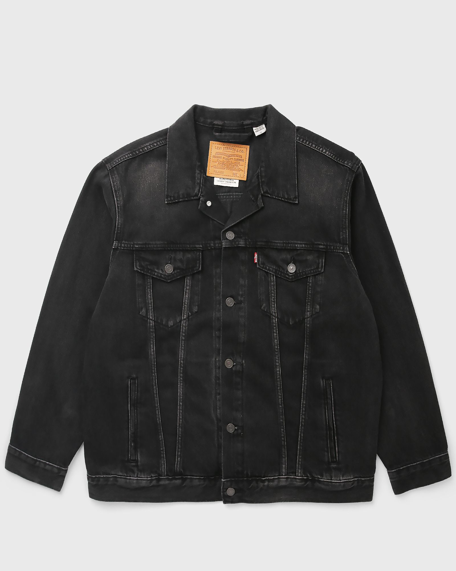 Levis RELAXED FIT TRUCKER, black
