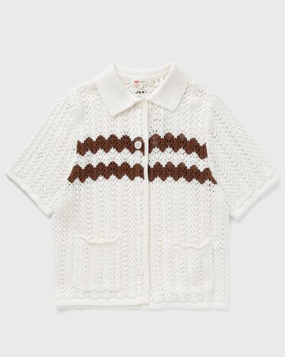 Levis SUNSET CROCHET SHIRT, beige