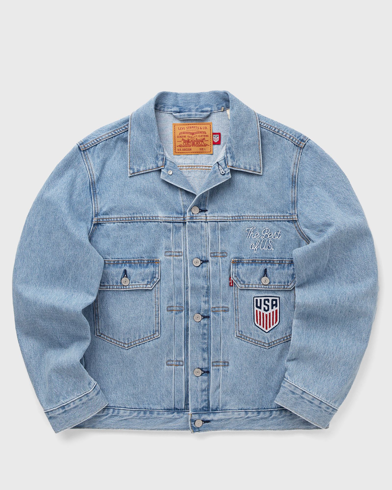 Levis U.S. SOCCER TYPE II TRUCKER JACKET, blue