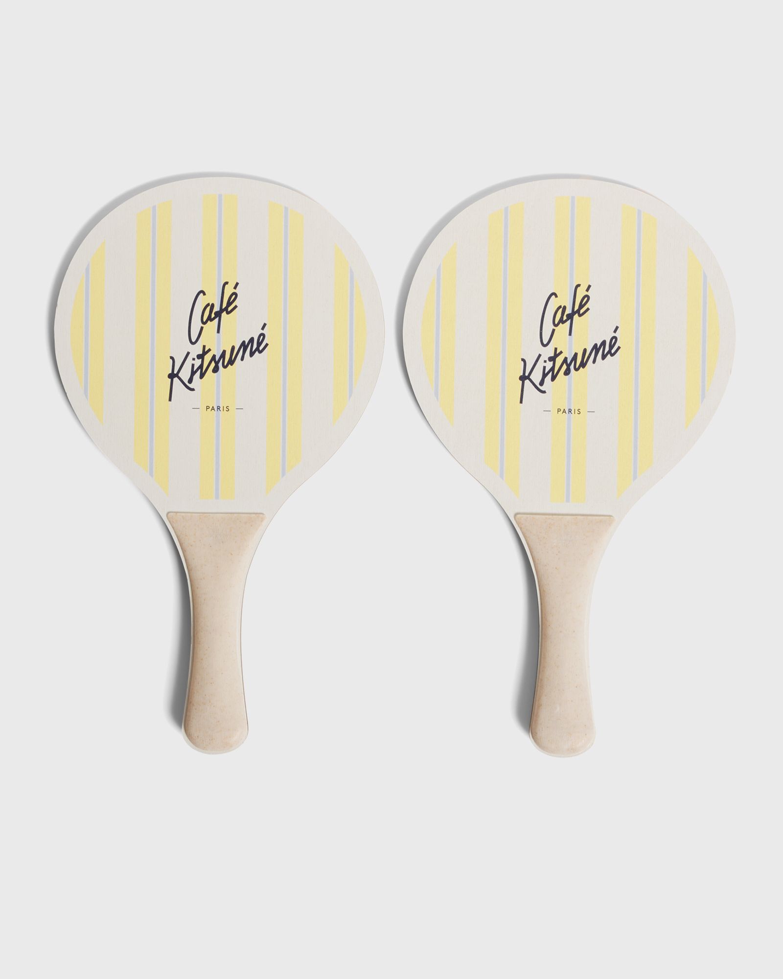 Maison Kitsune BEACH RACKETS, yellow|beige