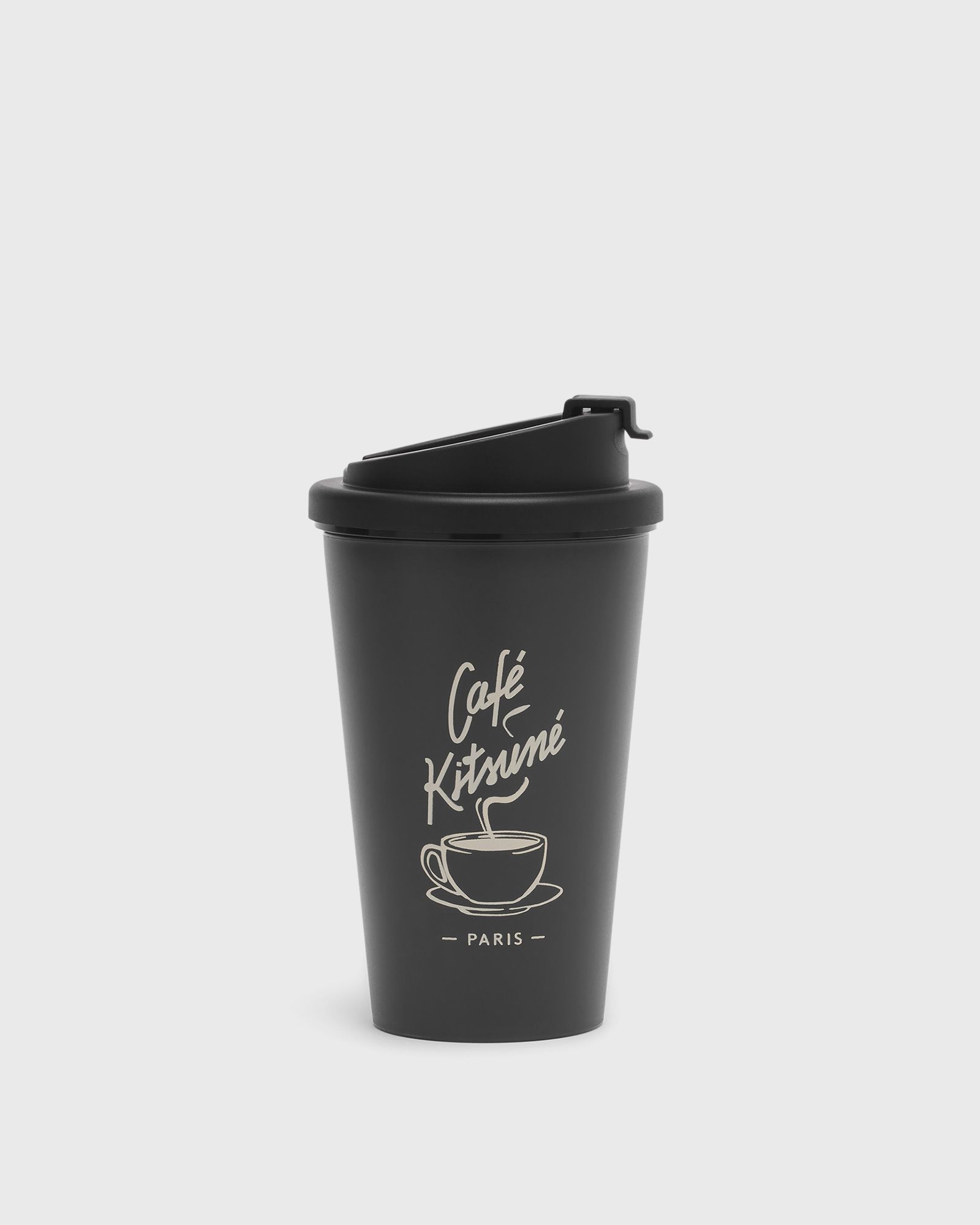 Maison Kitsune CAFÉ KITSUNÉ COFFEE CUP TUMBLER, grey