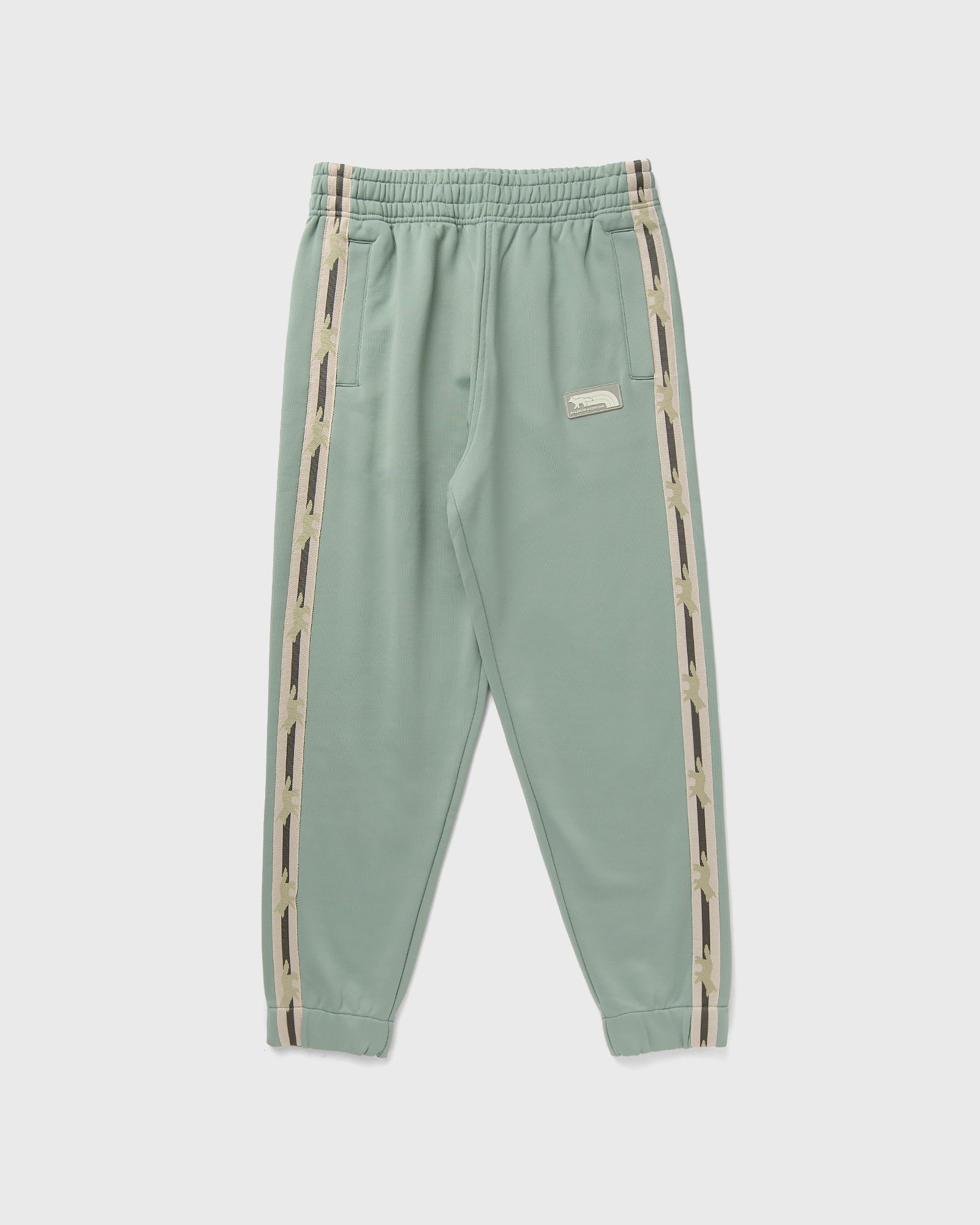 Maison Kitsune FLASH FOX TRACK PANTS, green