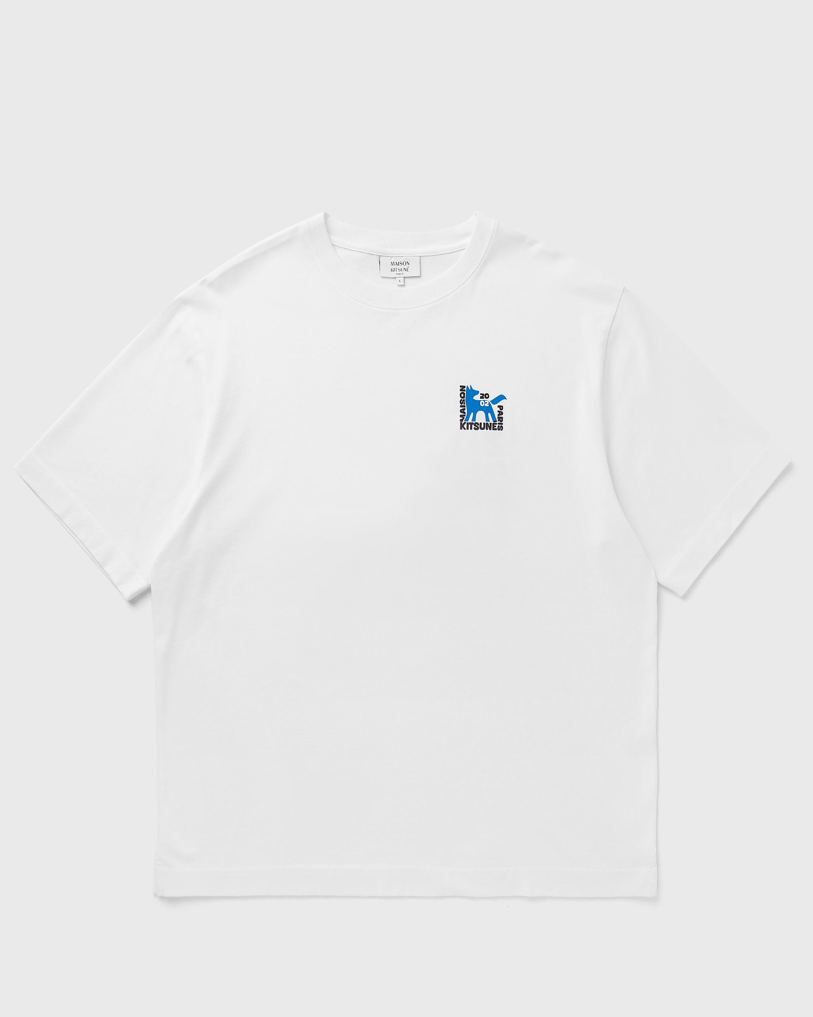 Maison Kitsune GALLERY FOX OVERSIZE TEE-SHIRT, white