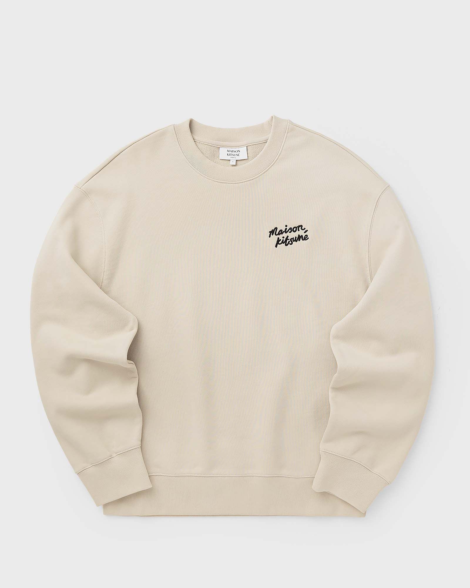 Maison Kitsune HANDWRITING COMFORT SWEATSHIRT, beige