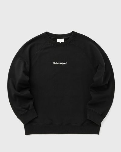 Maison Kitsune LINE HANDWRITING OVERSIZE SWEATSHIRT, white