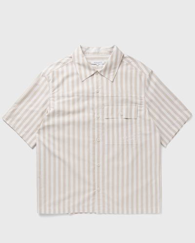 Maison Kitsune SHORT SLEEVE OVERSHIRT, beige