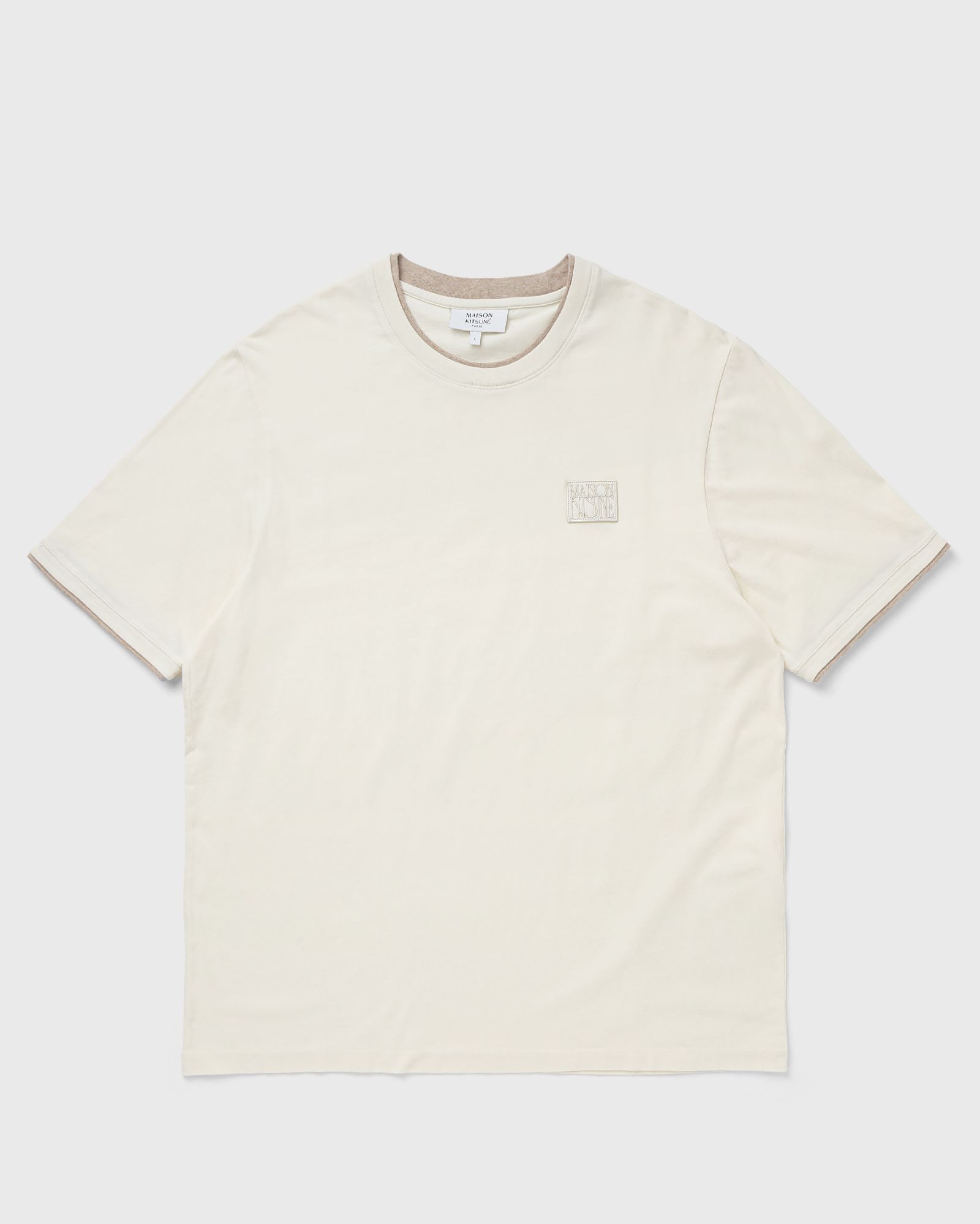 Maison Kitsune STAMP RINGER TEE-SHIRT, white