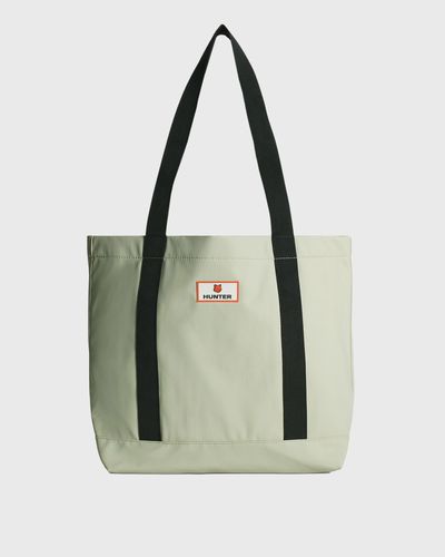 Maison Kitsune X HUNTER TOTE BAG, green