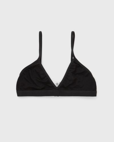 Maison Margiela MM6 TRIANGLE BRA, black
